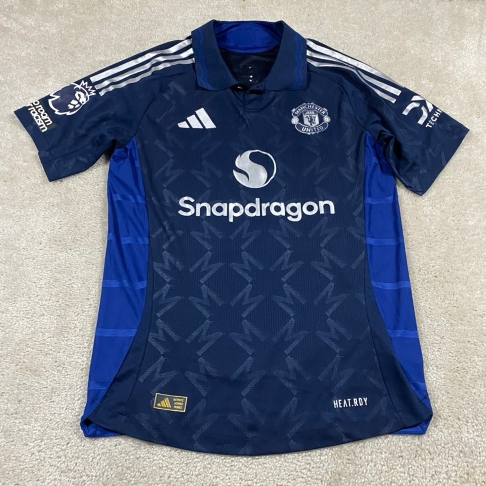 Adidas Manchester United Jersey Mens XL 2024-25 Away Kit Garnacho 17 EPL